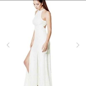 Guess white maxi dress